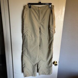 Sportif Performance men cargo zip off legs nylon pants W32XL32 lightweigh kthaki